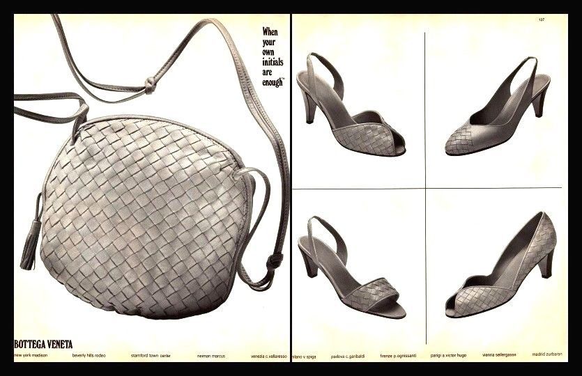 Vintage Advertisement Bottega Veneta History 101 Vintage Advertisement
