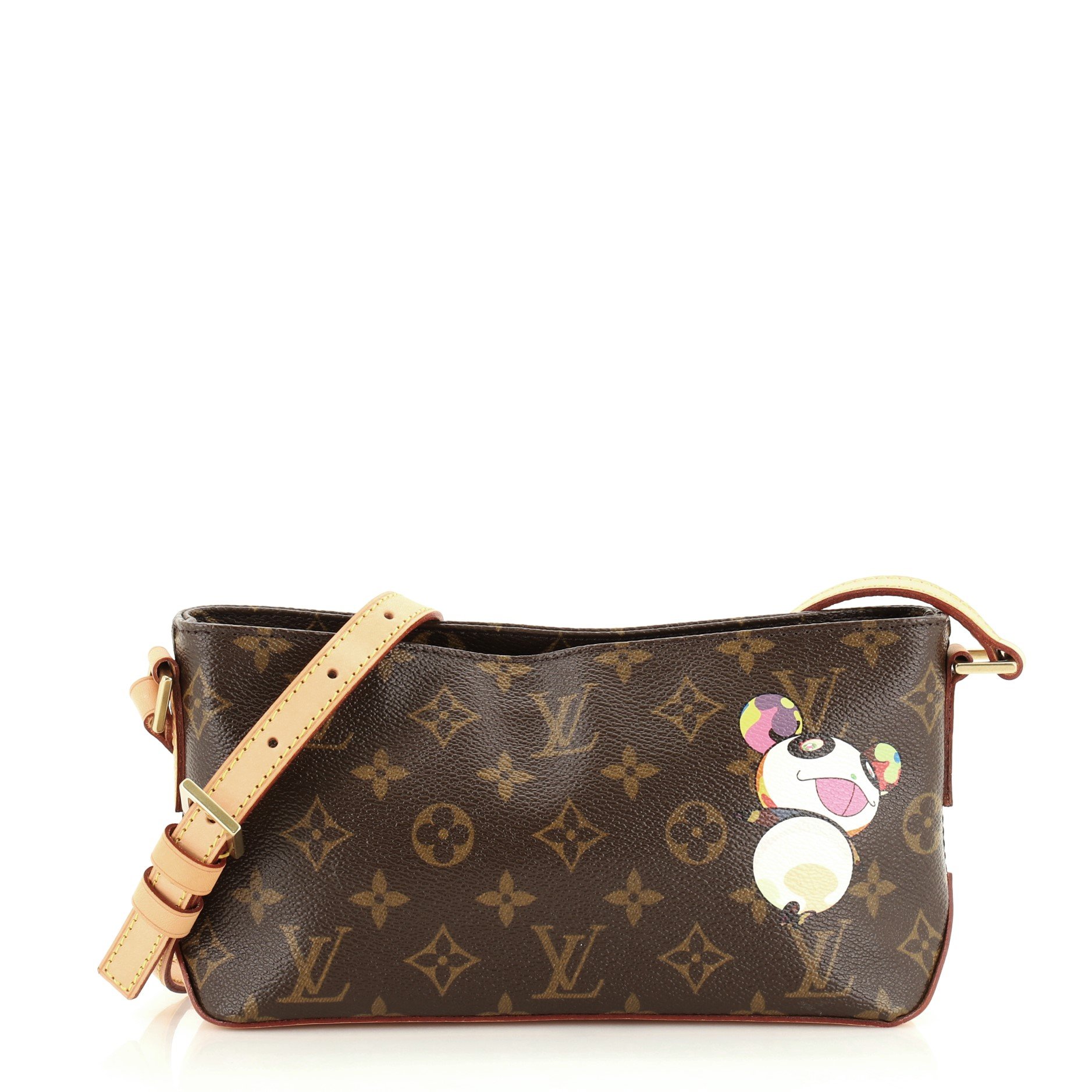 Louis Vuitton Trotteur Handbag Monogram Murakami Panda Louis Vuitton Trotteur Handbag Monogram Murakami Panda