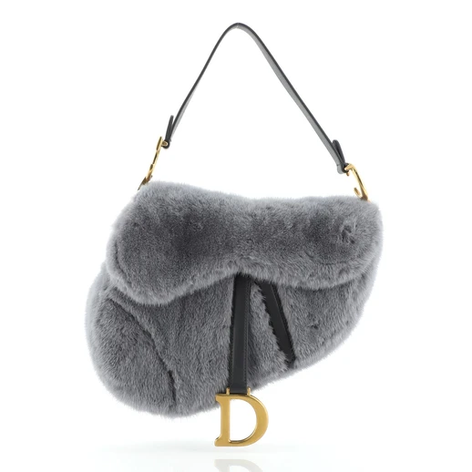 Dior Saddle Bag Fur Medium Dior Saddle Bag 101 Fur Medium