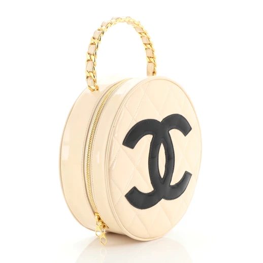 The Chanel Round Top Handle Vanity Case Chanel Round Top Handle Vanity Case