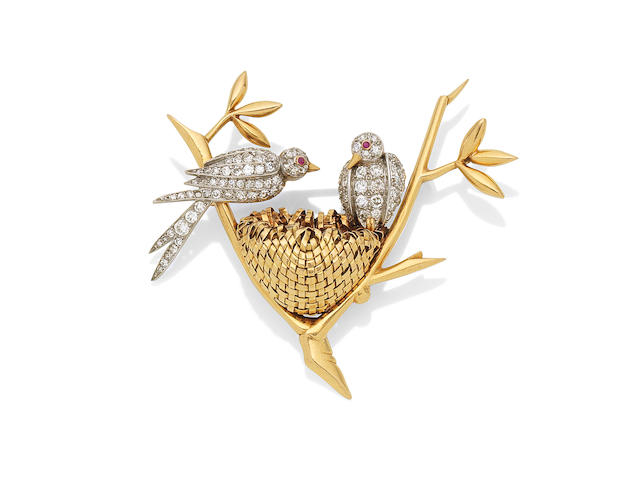 Love Birds Brooch Love Birds Brooch
