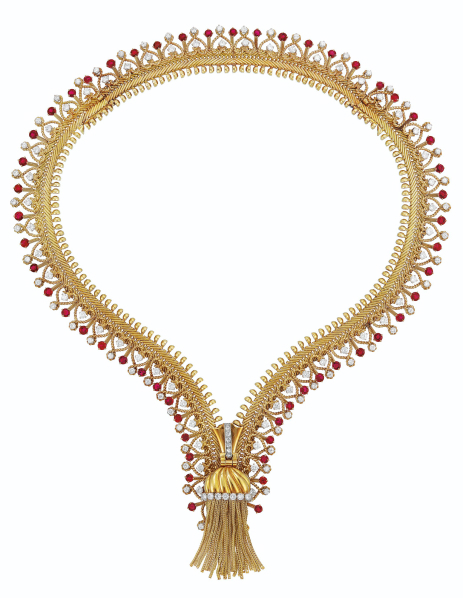 5Ruby & Diamond Zip Necklace Ruby & Diamond Zip Necklace