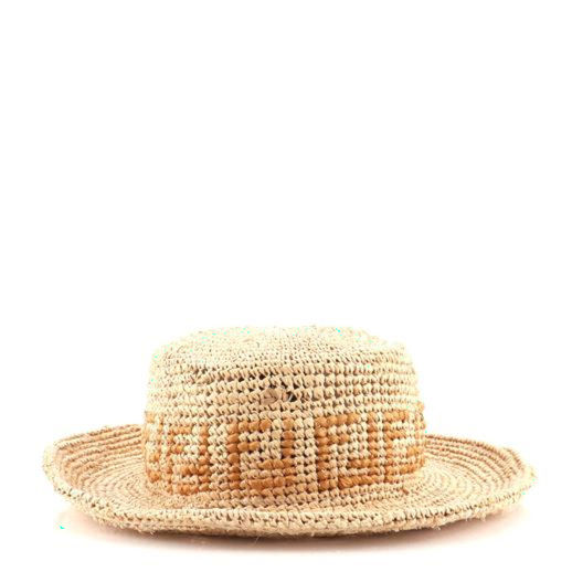 Fendi FF Panama Bucket Hat Fendi FF Panama Bucket Hat